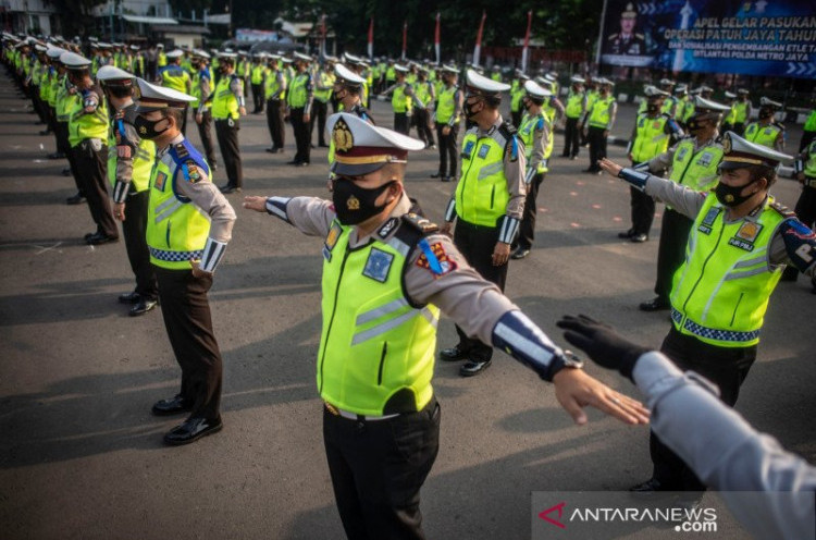 3.385 Personel Gabungan Amankan Demo Tolak PPKM di Jakarta