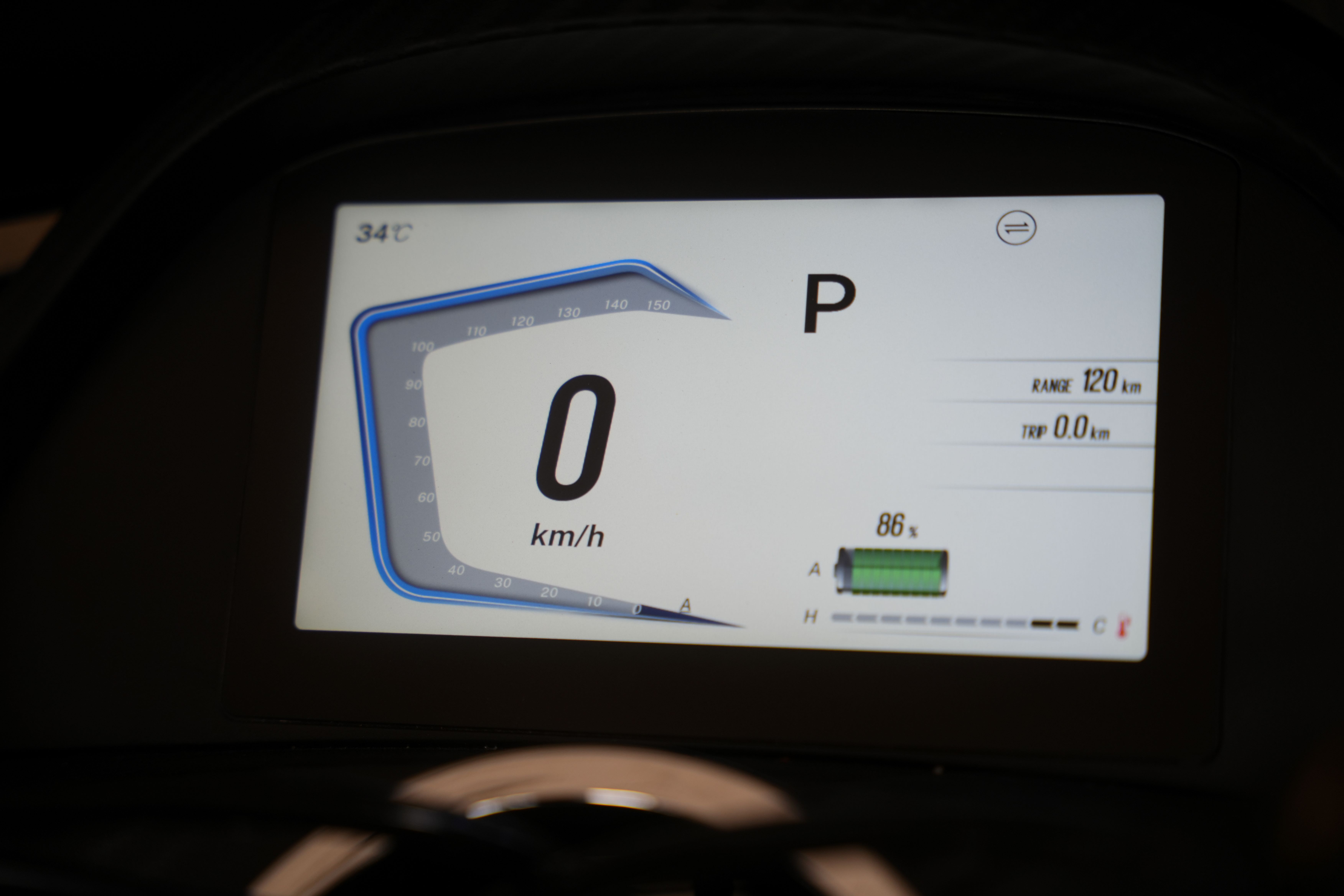 ALVA One XP dilengkapi layar Dynamic TFT 7 inci