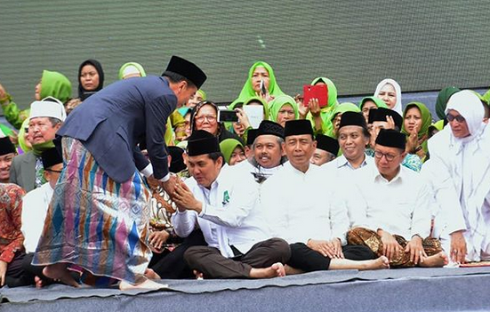 Di Hadapan Muslimat NU, Jokowi Ingin Moderasi Islam Terus Digaungkan