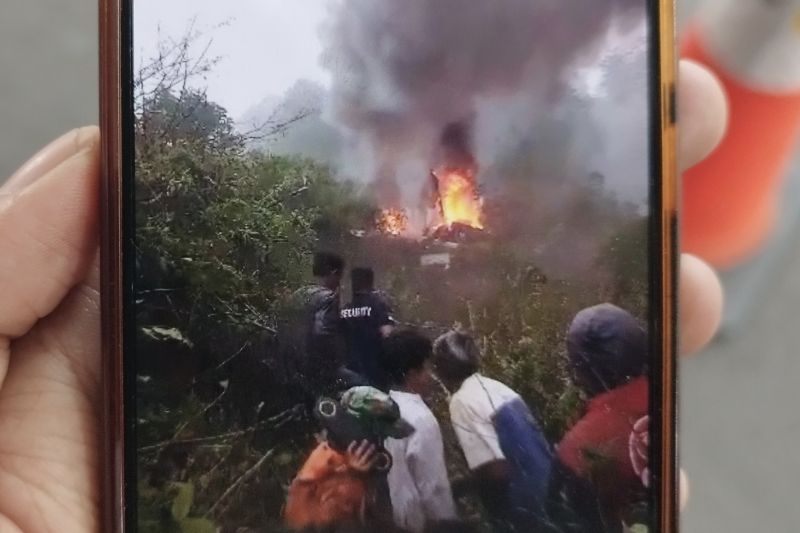 Tidak Ada Korban Jiwa Dari Jatuhnya Helikopter TNI AD di Ciwidey