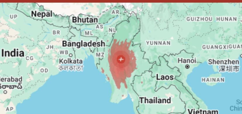 Gempa Magnitudo 7,7 Guncang Myanmar, Sejumlah Bangunan Rusak