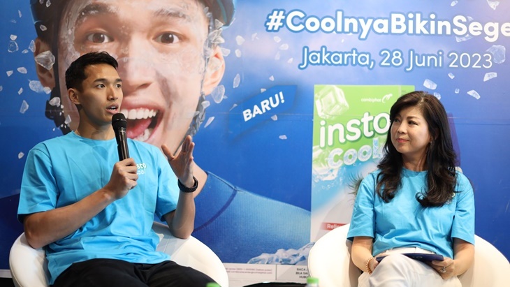 Jonathan Christie Berbagai Keseruan di Car Free Day Jakarta