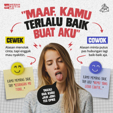 Maaf Kamu Terlalu Baik Buat Aku