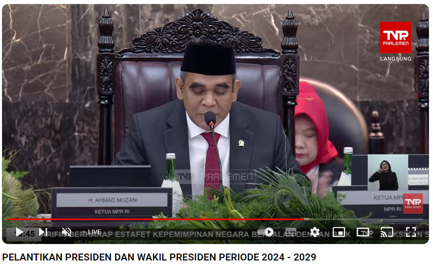 MPR Ajak Presiden Prabowo Mengukir Prestasi Demi Kemajuan Bangsa