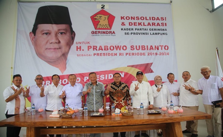 Ribuan Orang Hadiri Deklarasi #2019PrabowoPresiden di Lampung