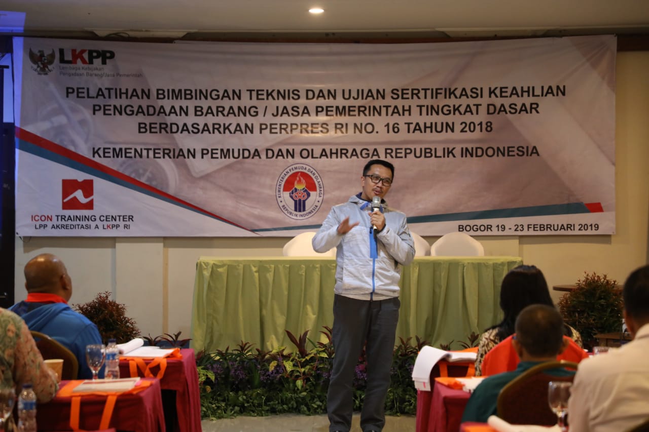 Menpora Ingin Tingkatkan Kapasitas Pejabatnya dengan Sertifikasi Keahlian Pengadaan Barang dan Jasa