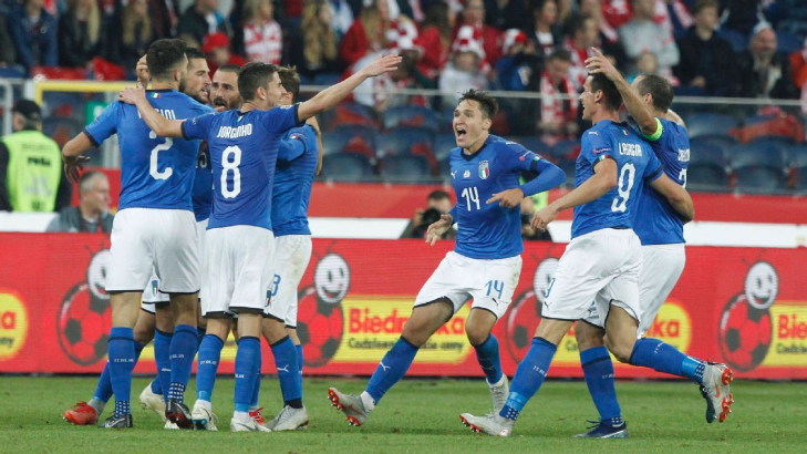 Hasil Pertandingan UEFA Nations League: Italia Menang Dramatis