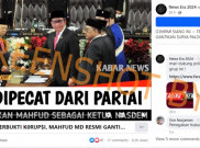 [HOAKS atau FAKTA]: Mahfud MD Gantikan Surya Paloh sebagai Ketum NasDem