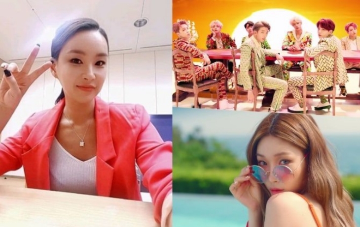 Pada 2018 lalu, Yoon-jung memilih Rain, JYP, Chung Ha, HyunA, dan BTS sebagai idola yang paling jago menari. (Foto: Soompi)