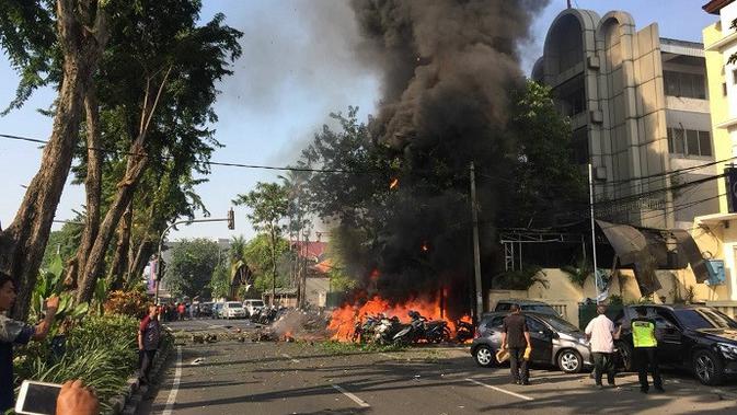 Teror bom di gereja di Surabaya