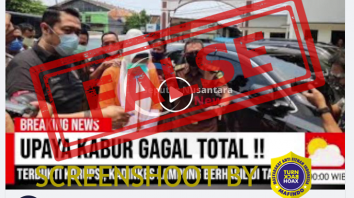 [HOAKS atau FAKTA]: Gerak Cepat KPK, Kadinkes Lampung Diamankan