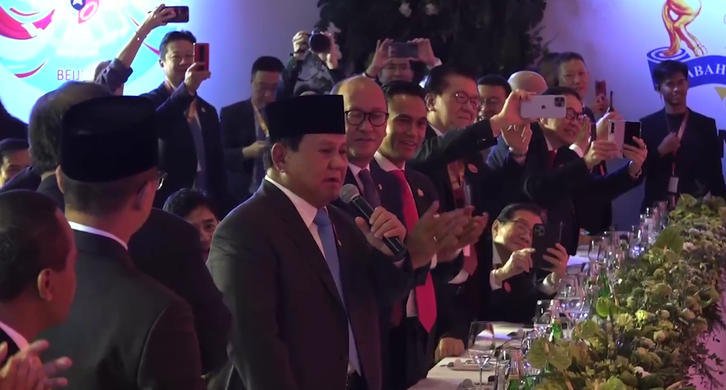 Lirik dan Makna Lagu O Ulate yang Dinyanyikan Prabowo di Acara Bisnis Indonesia-China
