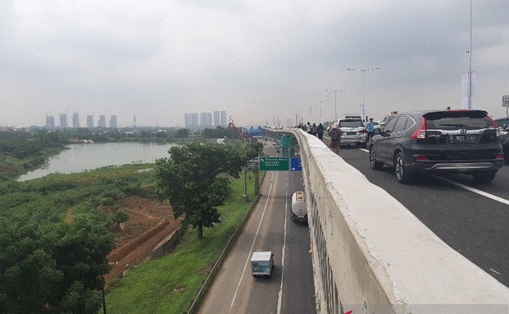 Puncak Arus Balik Libur Tahun Baru di Tol Japek Terjadi Kemarin