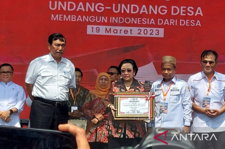 Megawati Raih Penghargaan sebagai Tokoh Penggerak Gotong Royong Desa