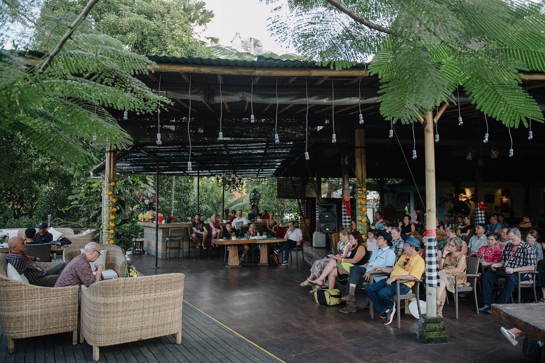 Acara UWRF di tahun 2018 (Sumber: Instagram/ubudwritersfest)