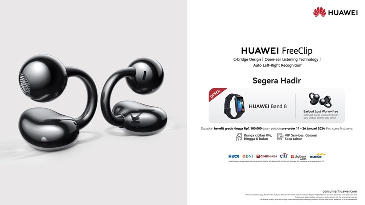 5 Keunggulan Huawei FreeClip