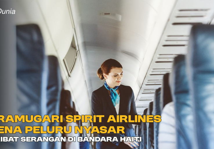 Pramugari AS Spirit Airlines Kena Peluru Nyasar Akibat Serangan di Bandara Haiti