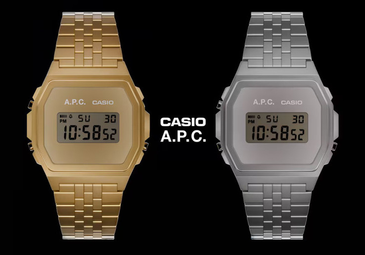Casio dan A.P.C. Rilis 2 Jam Tangan dengan Desain Klasik