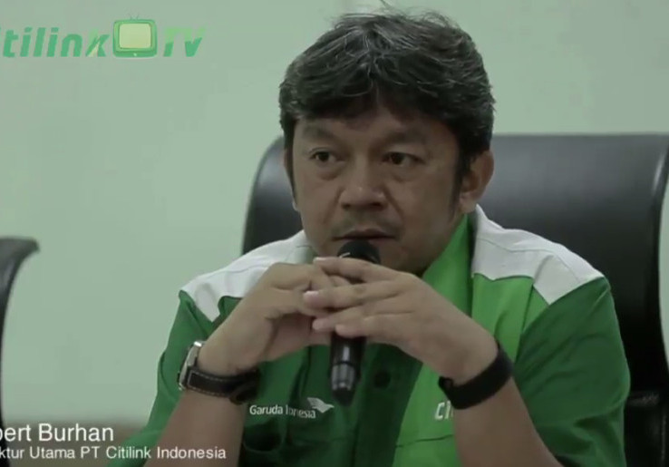 CEO Citilink Mundur Gara-gara Kasus Pilot Mabuk