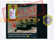 [HOAKS atau FAKTA]: Jokowi Hentikan Tank di Perang Ukraina