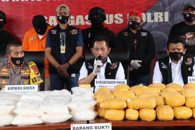 DPR Apresiasi Polri Bongkar Penyelundup Sabu-Sabu Hampir 1 Ton