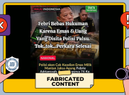 [HOAKS atau FAKTA]: Viral Emas 74 Kg Febrie Adriansyah Disebut Palsu, Begini Penjelasannya