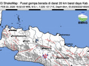 Garut Diguncang 2 Kali Gempa dalam Waktu Berdekatan pada Sabtu Malam