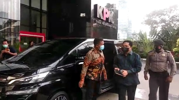 Erick Thohir dan Budi Gunadi Sambangi KPK