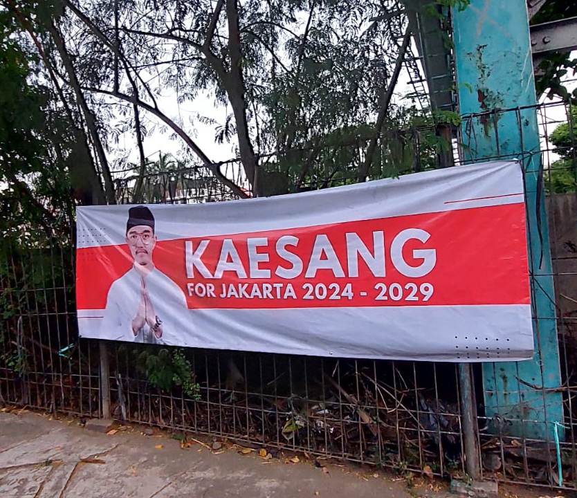 Spanduk Kaesang bertebaran di Jakarta