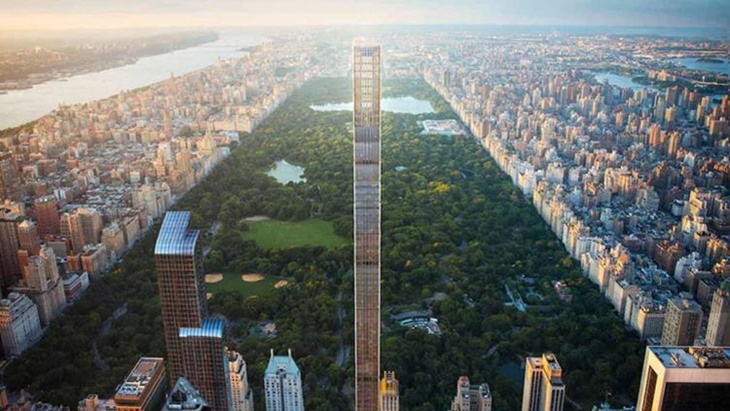Steinway Tower, Gedung Pencakar Langit 'Tertipis' di Dunia