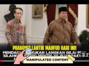 [HOAKS atau FAKTA] : Dapat Jabatan, Mahfud Md Diangkat Prabowo jadi Pengawas Internal Istana
