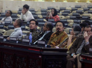 Wapres Terpilih Gibran Rakabuming Raka Tinjau Gladi Bersih Pelantikan Presiden