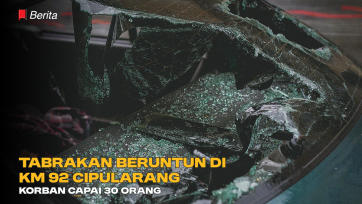 Tabrakan Beruntun di KM 92 Cipularang, Korban Capai 30 Orang