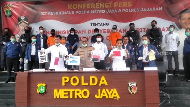 Polda Metro Ringkus Para Penyebar Hoaks Virus Corona
