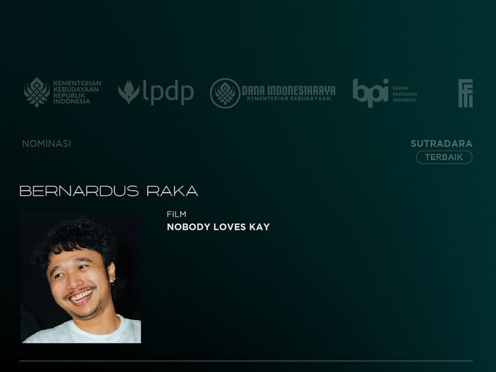 Baru Debut, Bernadus Raka Masuk Nominasi Sutradara Terbaik FFI 2026