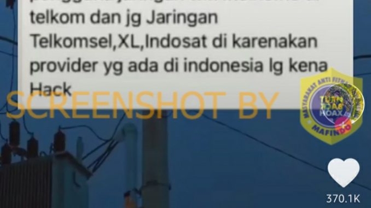 [HOAKS atau FAKTA]: Gangguan Internet Massal karena Di-hack