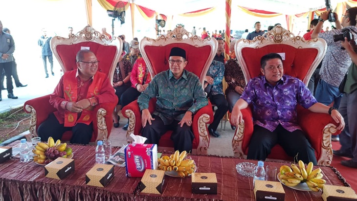 Menteri Lukman Hakim Usai meresmikan klenteng Kong Miao. (Istimewa)