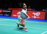 Anthony Ginting Melangkah Mulus ke 16 Besar Kejuaraan Dunia