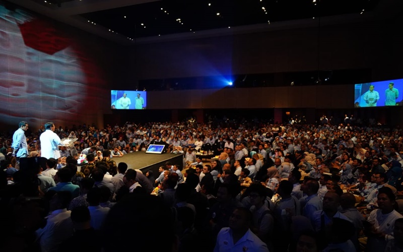 Pasangan Prabowo-Sandi bertemu pengusaha