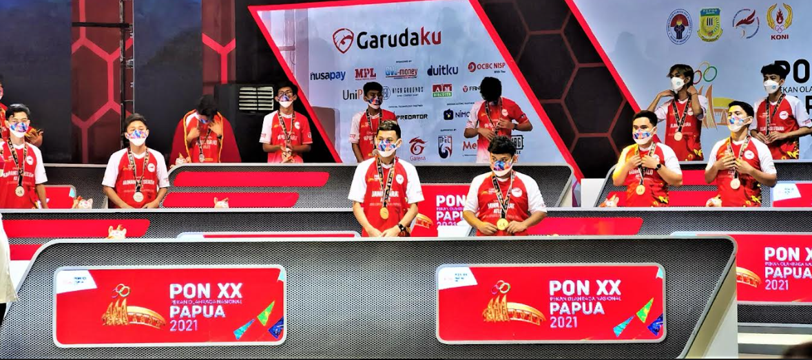 Ekshibisi Esports PON XX PAPUA 2021 Selesai, Prestasi dan Kekuatan Antara Daerah Merata
