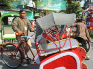 50 Becak Bakal Meriahkan Pernikahan Kahiyang Ayu