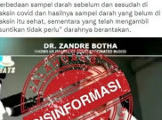 [HOAKS atau FAKTA]: Darah Orang Tervaksinasi COVID-19 Tidak Sehat