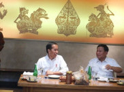 Potret Penuh Kemesraan Pertemuan Jokowi-Prabowo