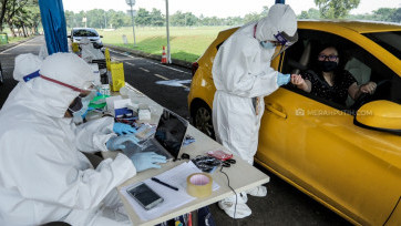 Deteksi Dini, Dinkes Banten Gelar Rapid Test Drive Thru