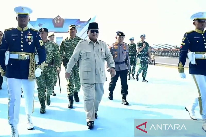Prabowo tiba di Batujajar untuk Lantik Wakil Panglima TNI HIngga Resmikan Enam Kodam Baru