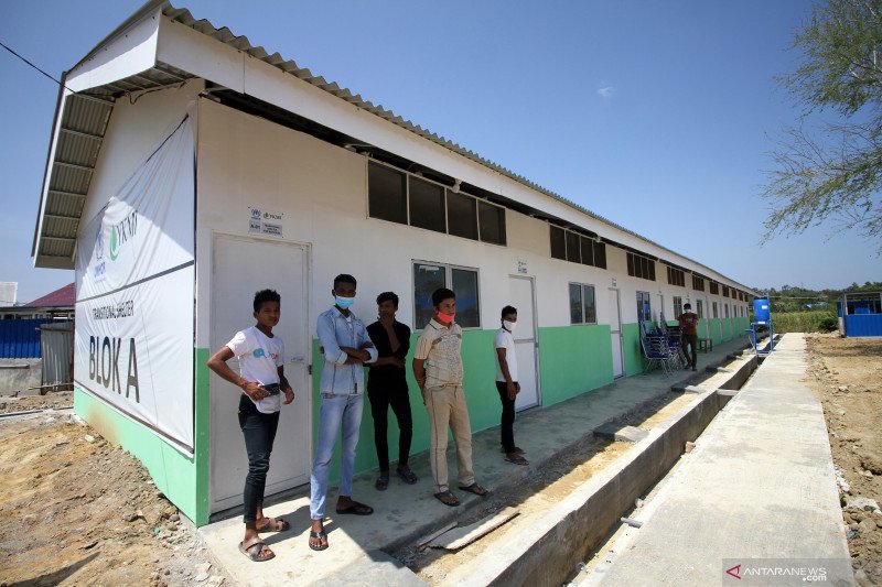 Pengungsi Rohingya di Aceh. (Foto: Antara)