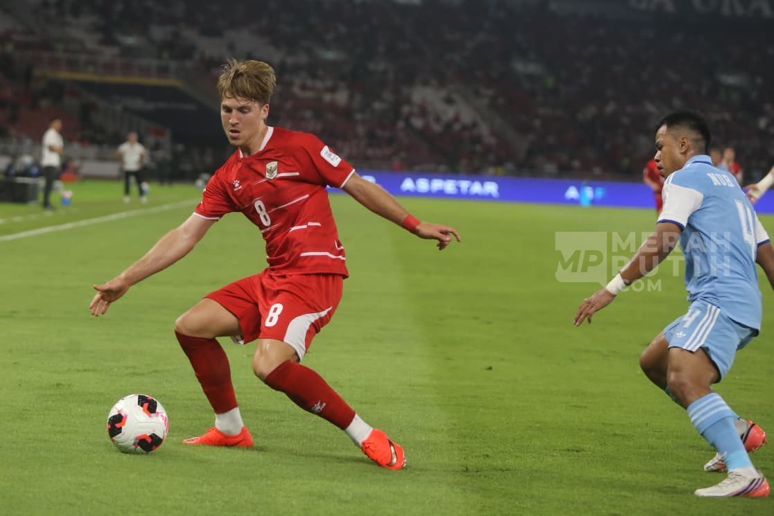 Aksi Luke Vickery Jalani Debut Bersama Timnas Indonesia di FIFA ASEAN Cup 2026