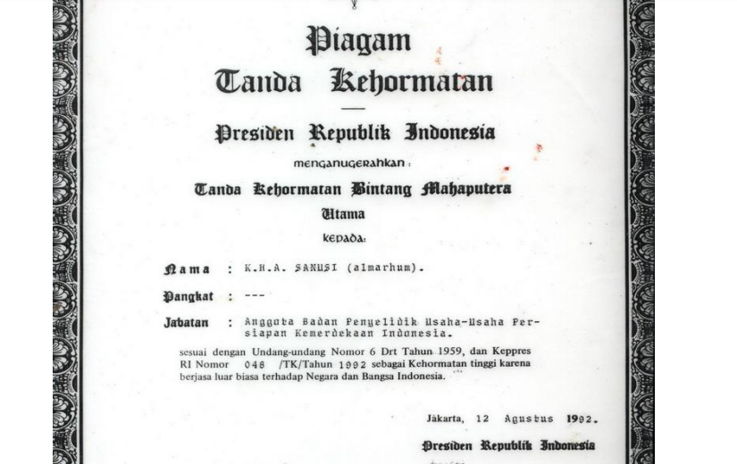 Ditetapkan sebagai Pahlawan Nasional, Siapakah Tokoh Jabar KH. Ahmad Sanusi?