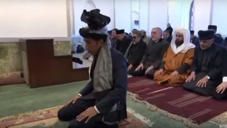 Viral Video Presiden Jokowi Imami Salat Presiden Afghanistan, Warganet Heboh