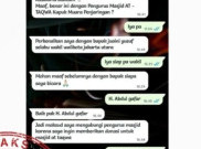 [HOAKS atau FAKTA]: Sekda DKI dan Wakil Wali Kota Jakut Tawarkan Donasi Masjid